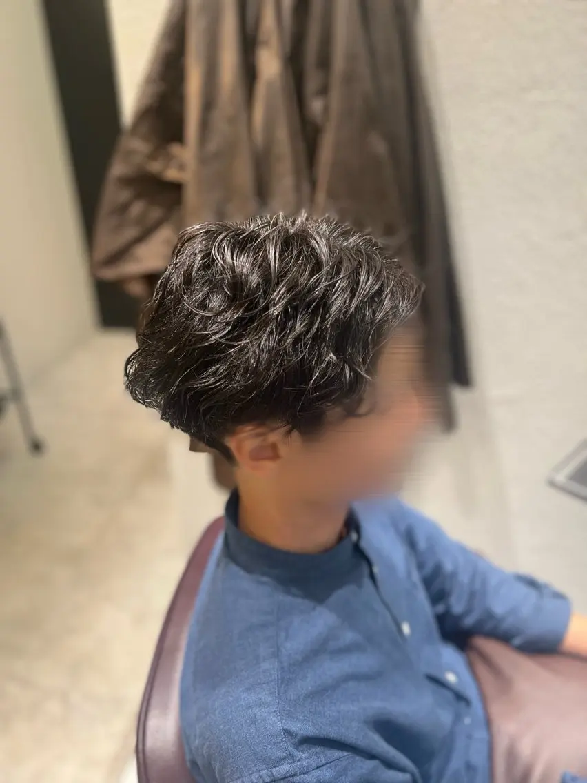 パーマ メンズ カット パーマ メンズカット大歓迎 🫧HONOKA🪽のヘアスタイル
