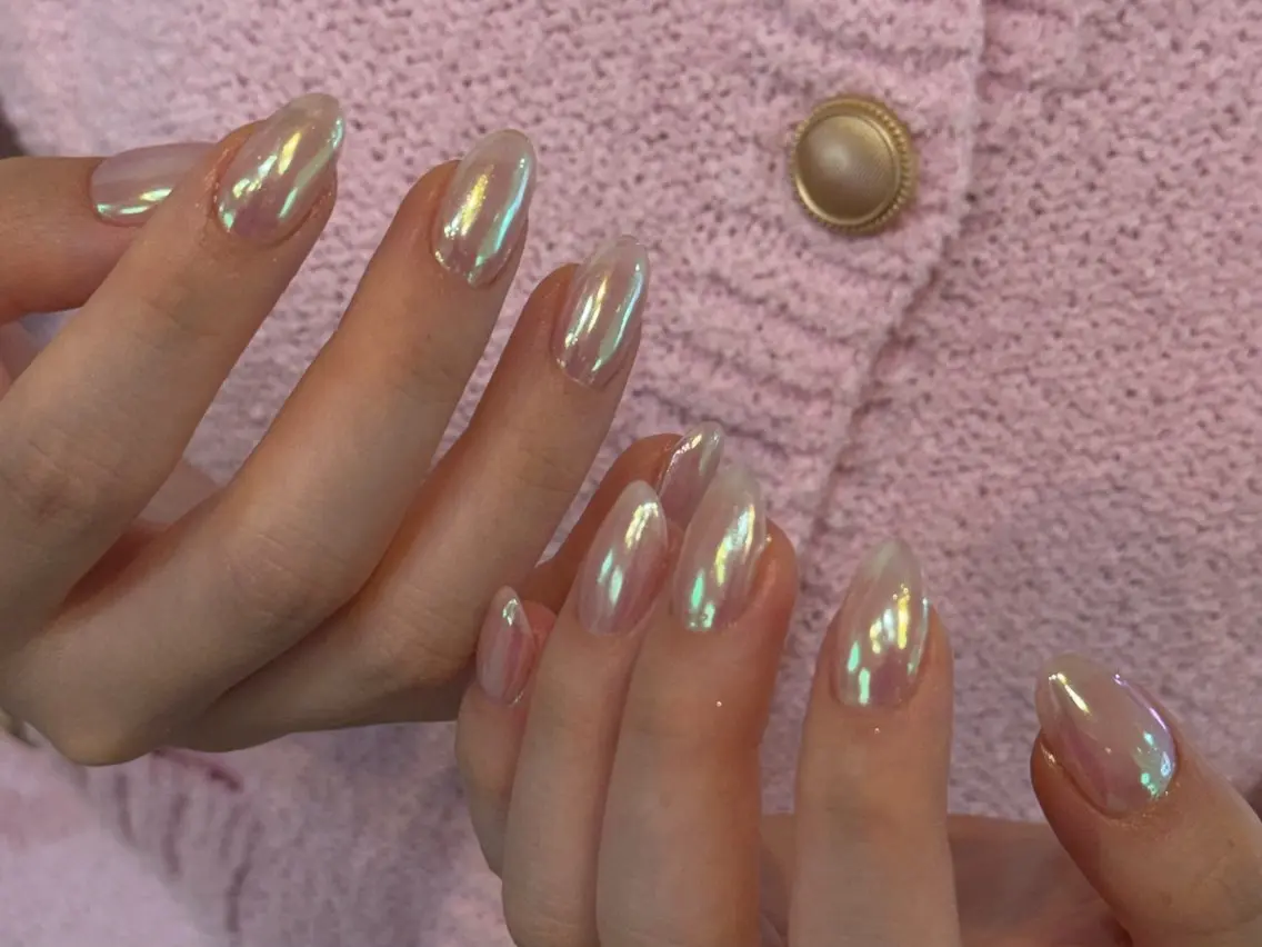 ネイル フレンチネイル マグネットネイル ニュアンスネイル シンプルネイル 春ネイル ハンドネイル LINEA.nail STUDIOのネイルデザイン