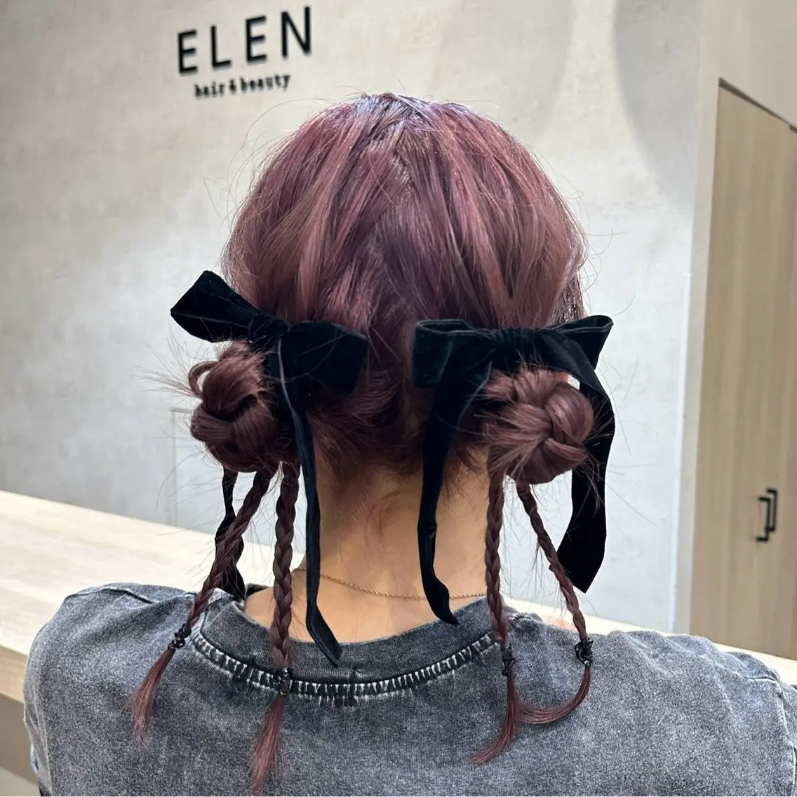 カラー ヘアアレンジ nanami ￤髪質改善￤ブリーチのヘアスタイル