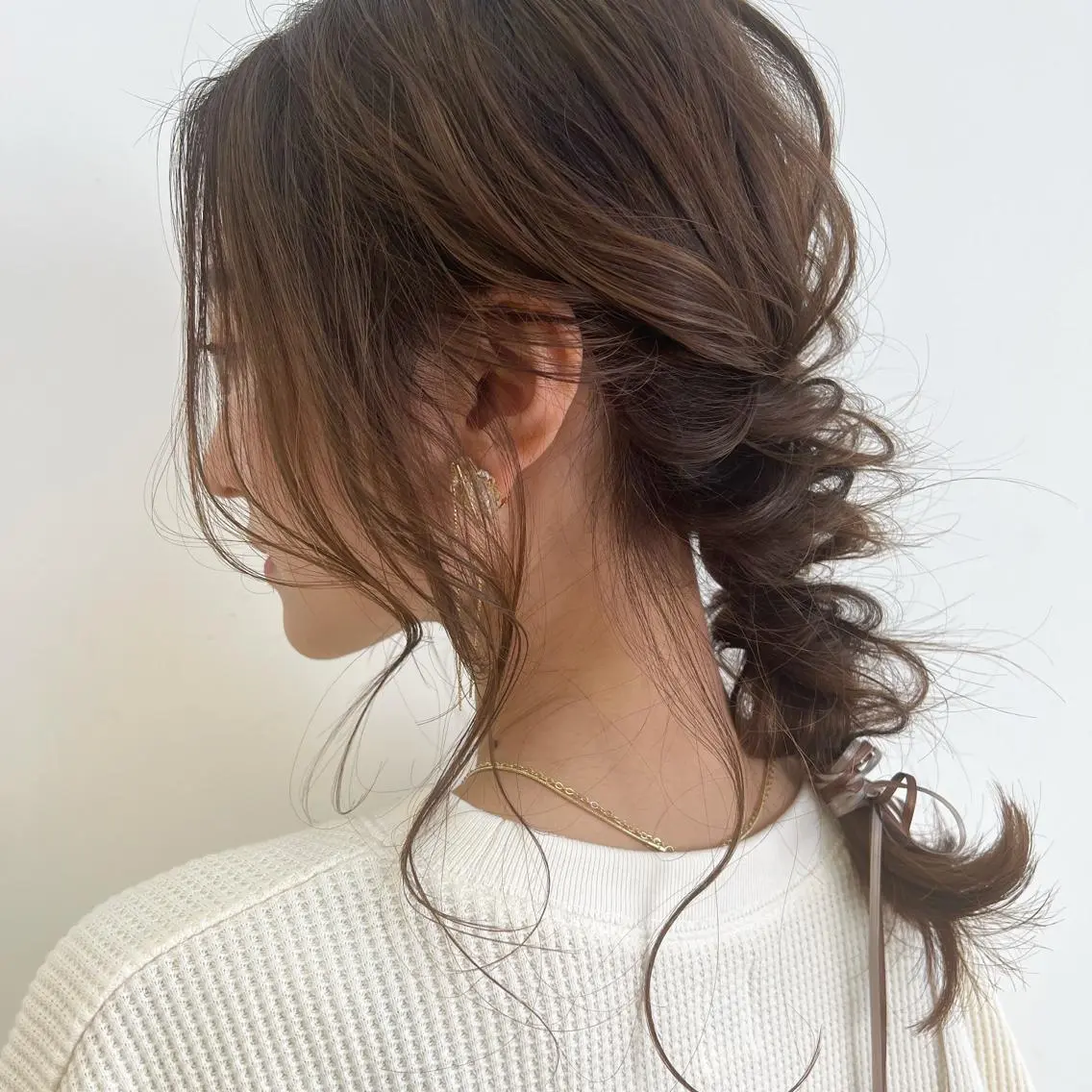 ロング ヘアアレンジ ヘアセット 盛れるレイヤーカット 得意🌹井上美沙のヘアスタイル