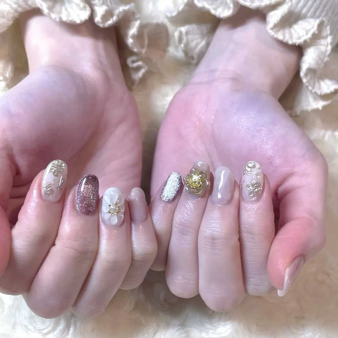 ネイル ニュアンスネイル aime Ayanoのネイルデザイン