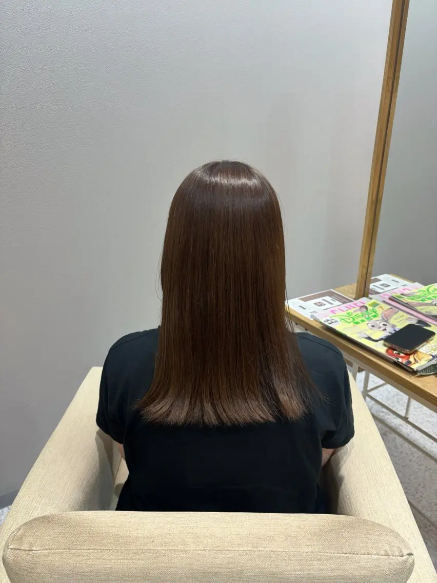 ロング ヘアカラー セト ナツミのヘアスタイル