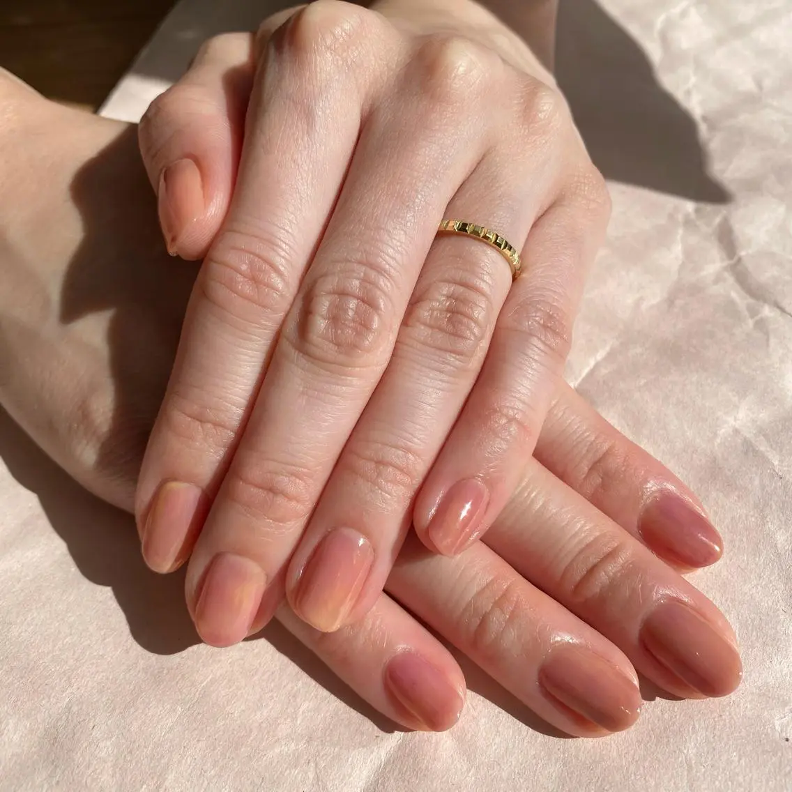 ネイル ニュアンスネイル ハンドネイル ハンドケア 葛西 知佳のネイルデザイン