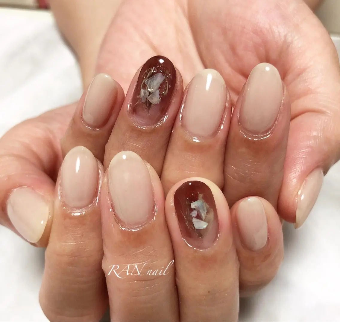 ネイル ブルー フットネイル ゴールド ミラーネイル オフィスネイル ハンドネイル フットネイル RAN nailのネイルデザイン