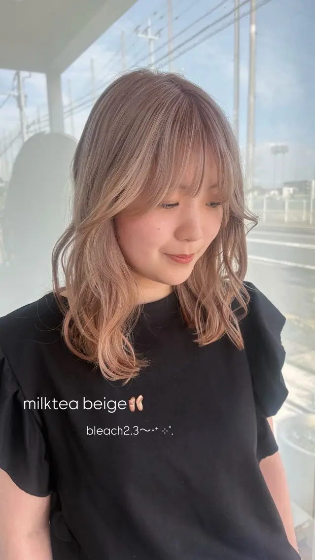 ロング ヘアカラー 花華 /九大学研都市 /ブリーチなしカラーのヘアスタイル