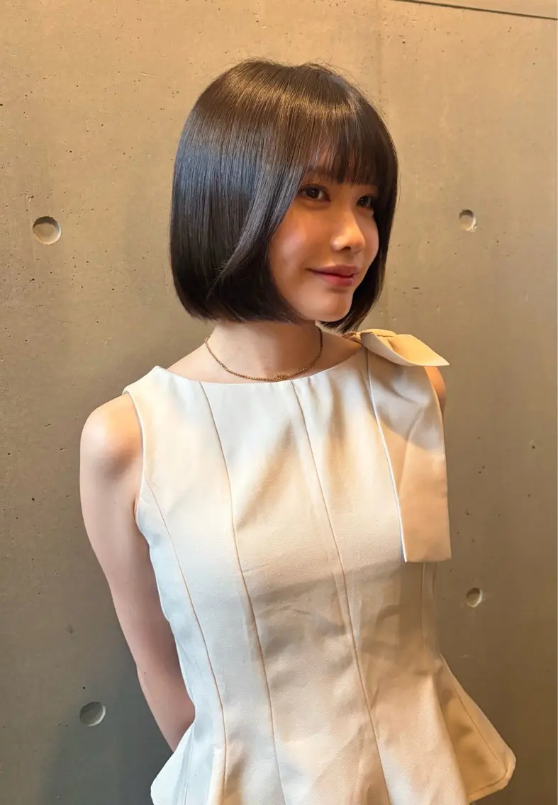 カラー ヘアカラー トリートメント オリーブカラー🦖⌇ EKUNA🌿のヘアスタイル