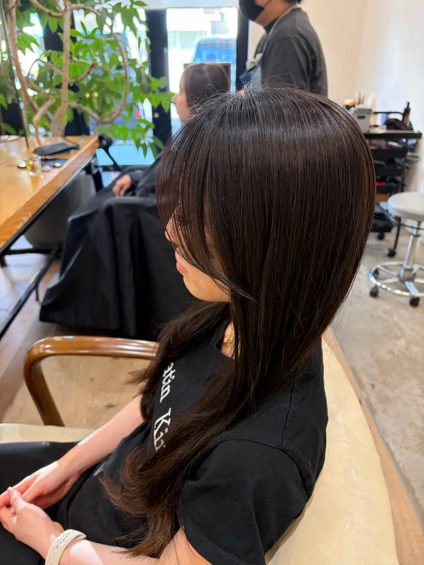 ロング 似合わせ透明感カラー 宇治　ヤマノのヘアスタイル