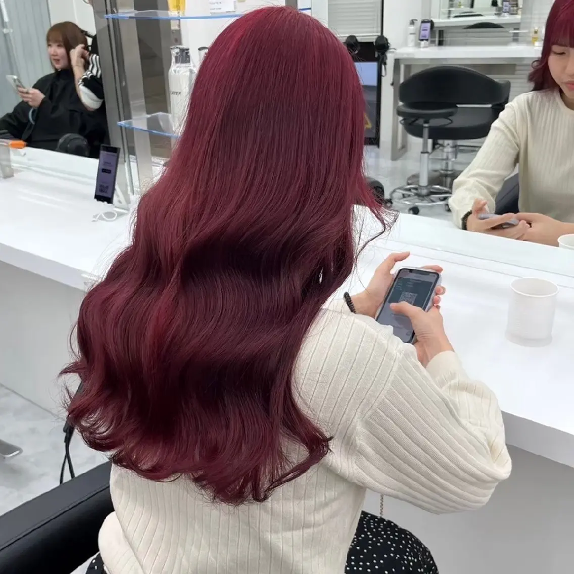 カラー ブリーチ ケアブリーチ 髪質改善 縮毛矯正 🍒renka🍒 ボブ/ショート/暖色のヘアスタイル