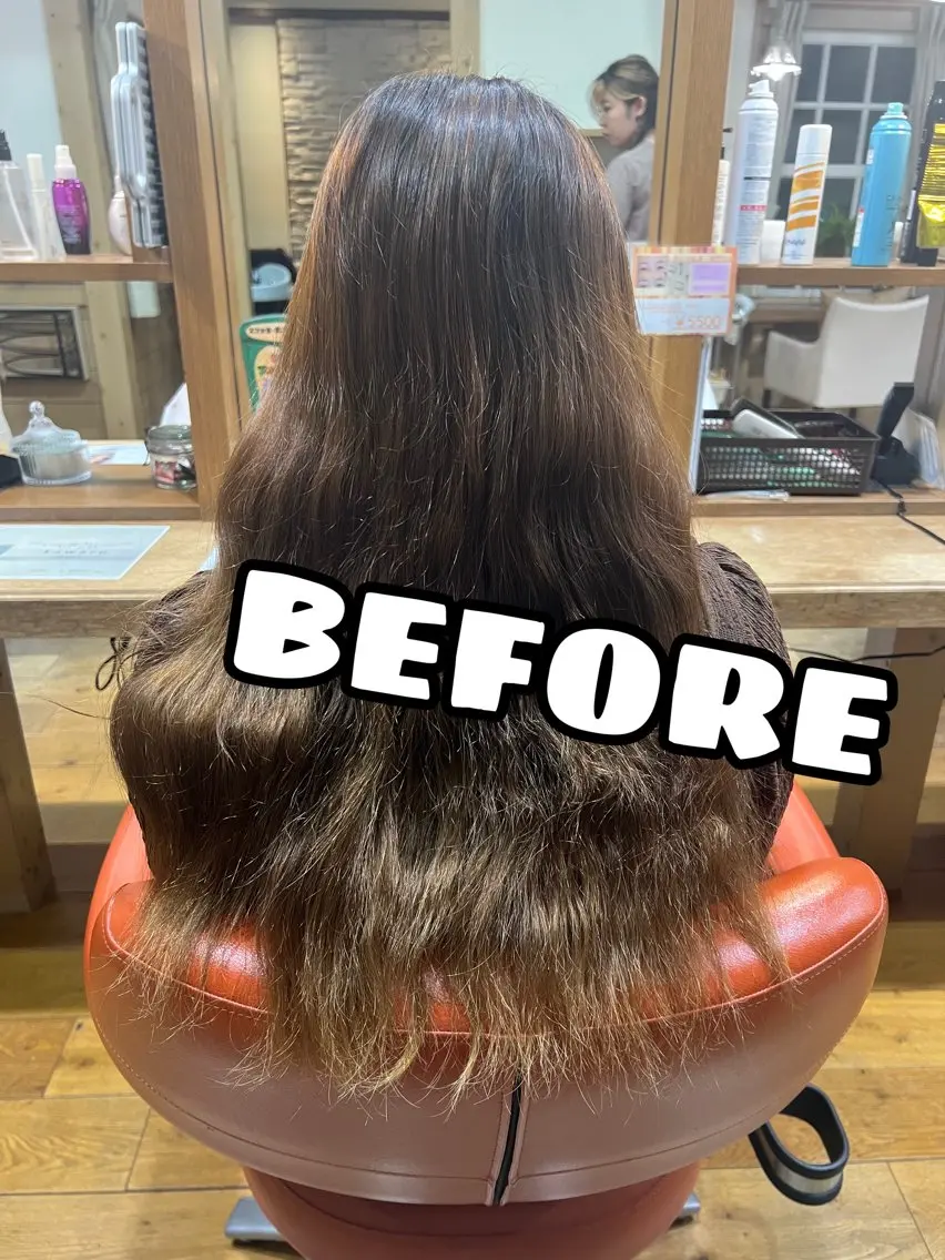 ロング 縮毛矯正 寺澤 ことな👾のヘアスタイル