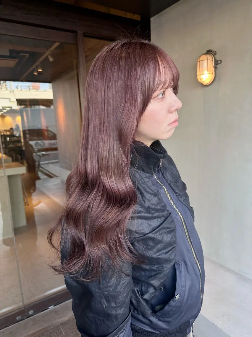 ロング カラー ベージュカラー ヘアカラー ピンクカラー/ mana🎀のヘアスタイル