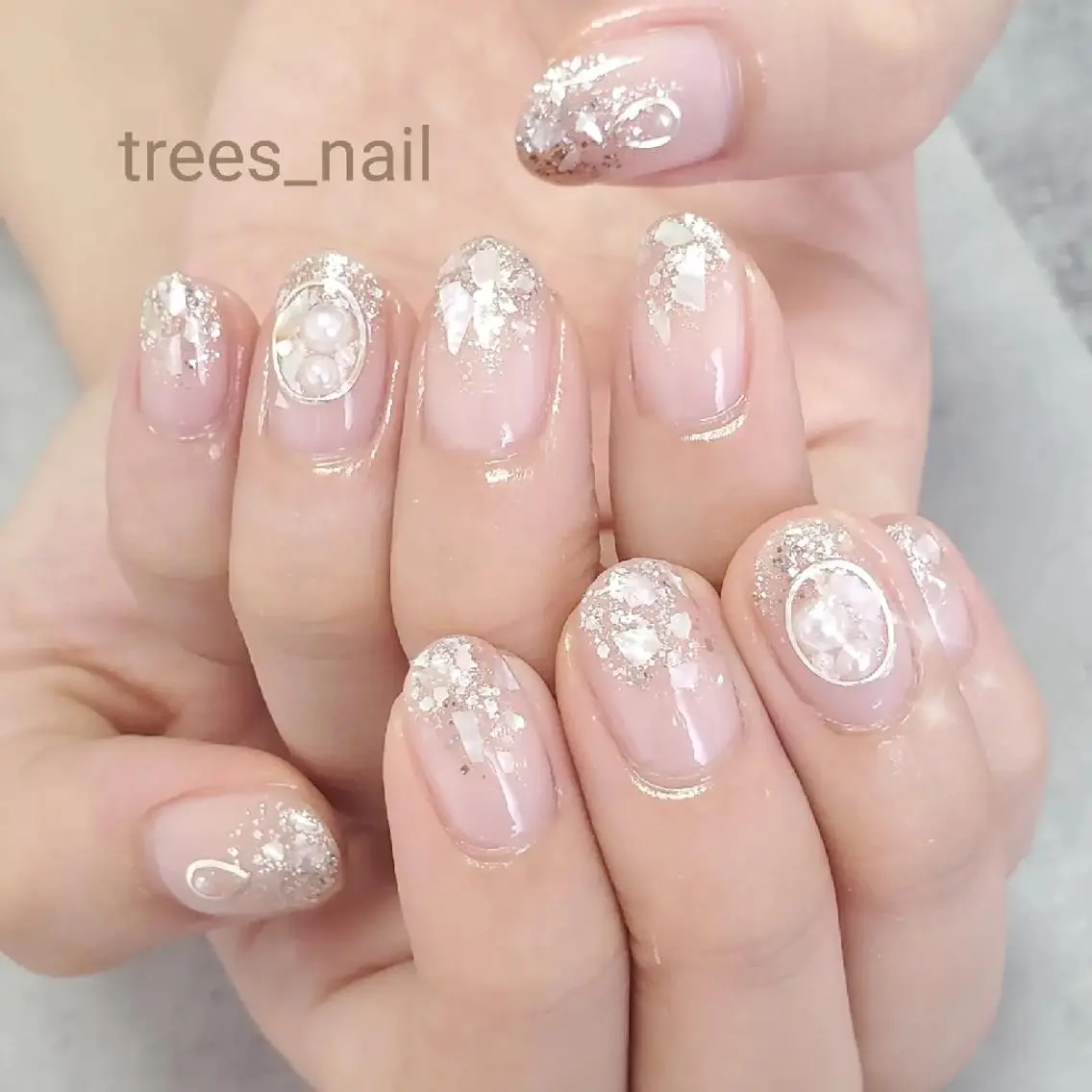 ネイル ハンドネイル フットネイル trees_ nailのネイルデザイン