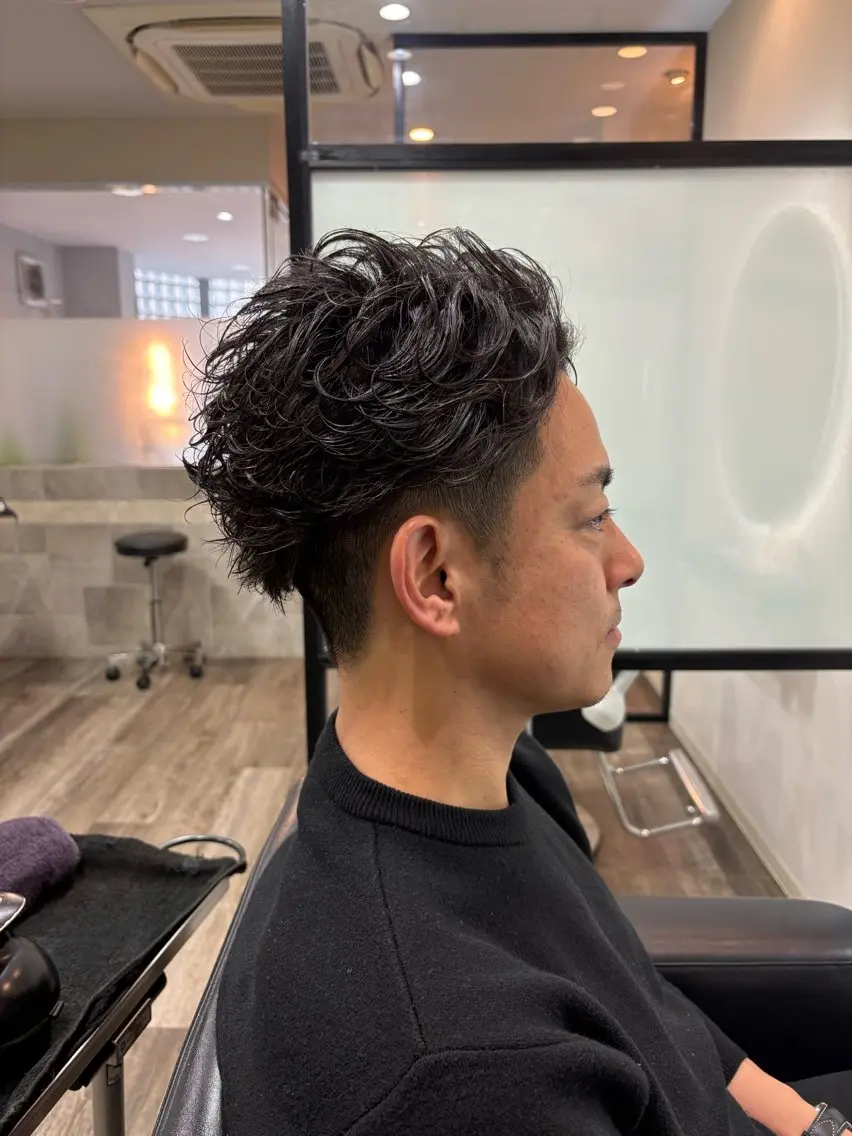 パーマ メンズ メンズパーマ パーマ 樅木 恒毅のヘアスタイル