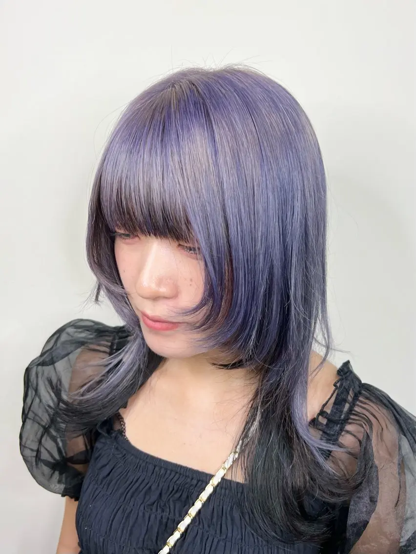 ミディアム カラー トリートメント ウルフカット カット トリートメント 🐺ウルフカット特化 ショート募集/今川のヘアスタイル