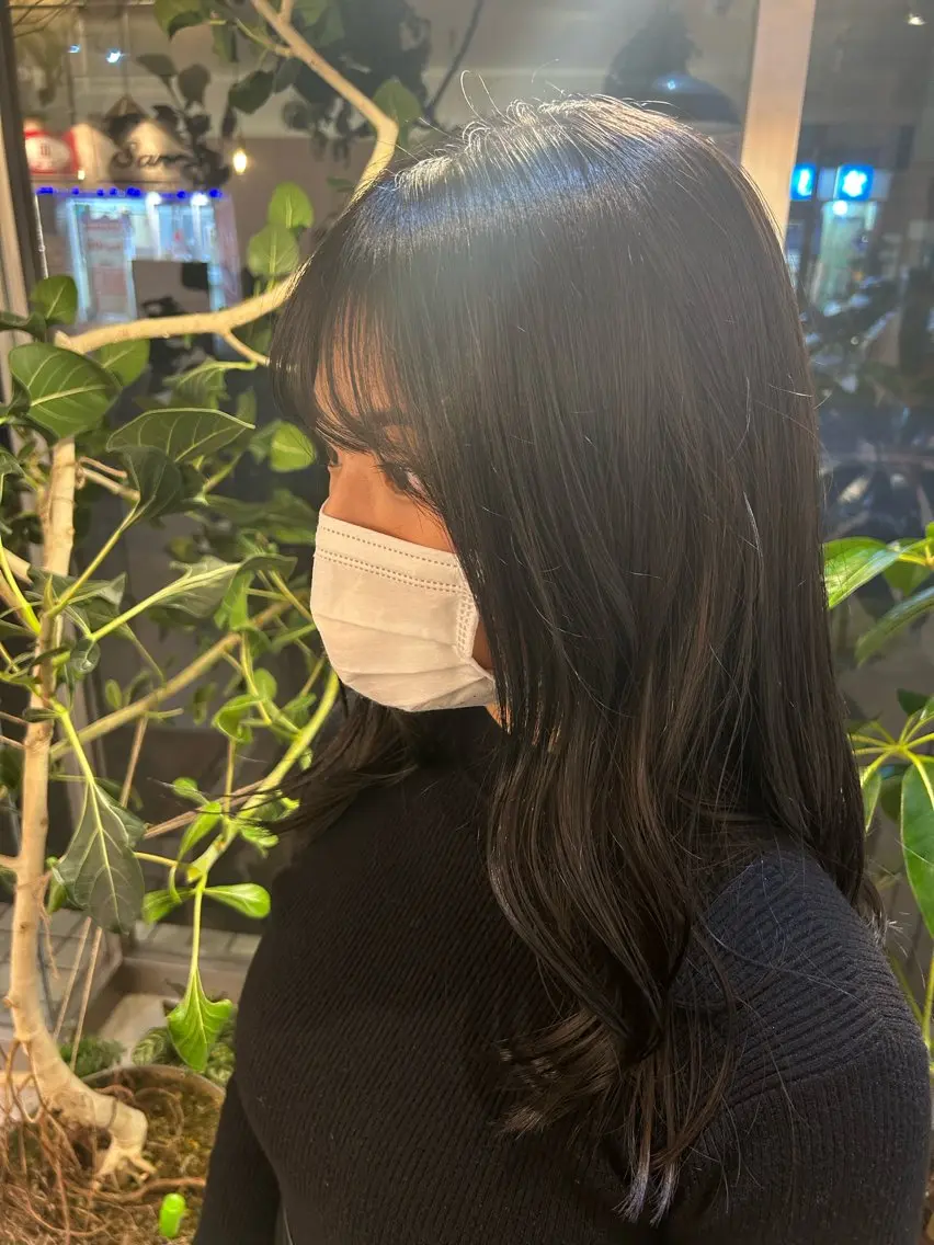 セミロング 💐暖色カラー/ レイヤーりゅーき💐のヘアスタイル