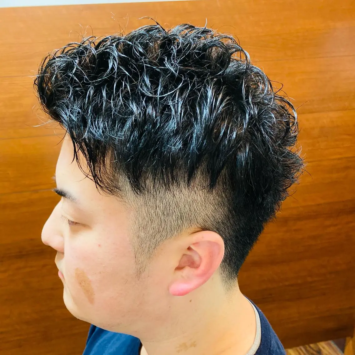 ショート パーマ メンズ メンズパーマ ツーブロック カット パーマ メンズ定着率No.1 💈君島祥太💈のヘアスタイル