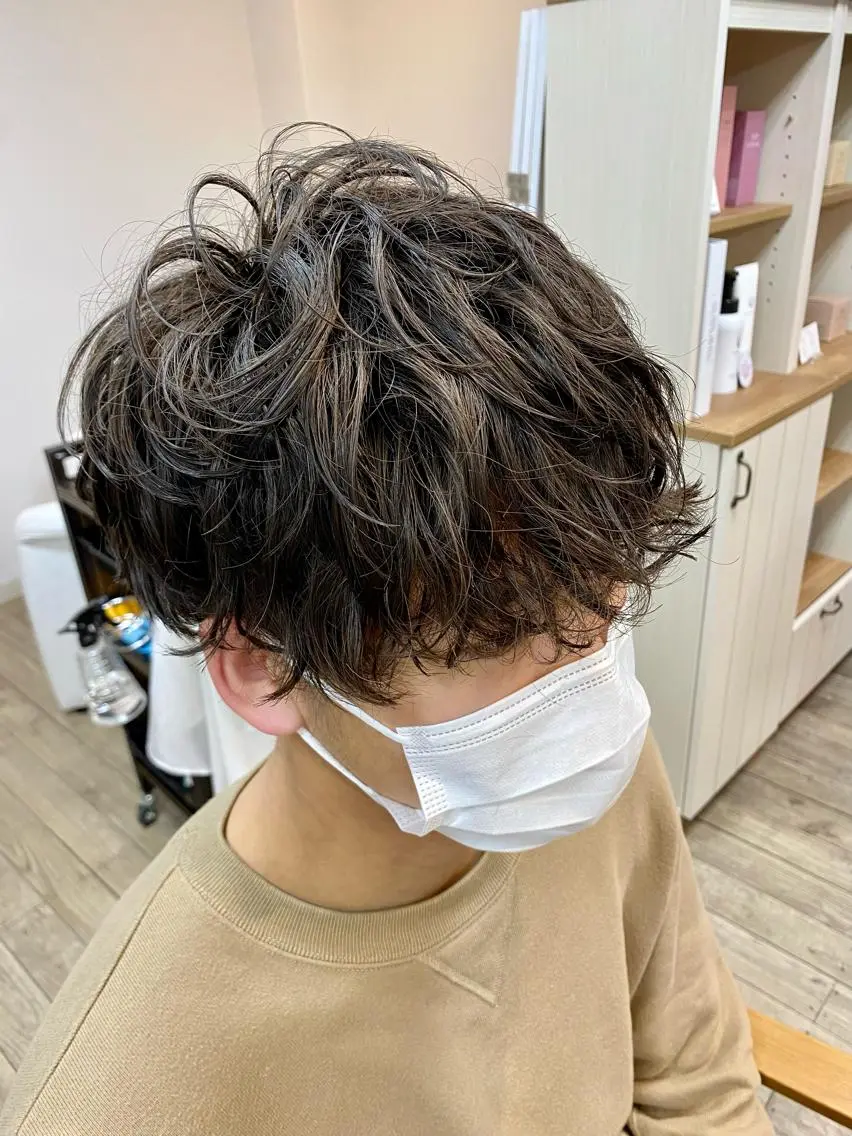 🔥メンズカット+眉カット🔥　　　　　　　　　　　　　　　　　　シャンプー+ヘアセットの写真
