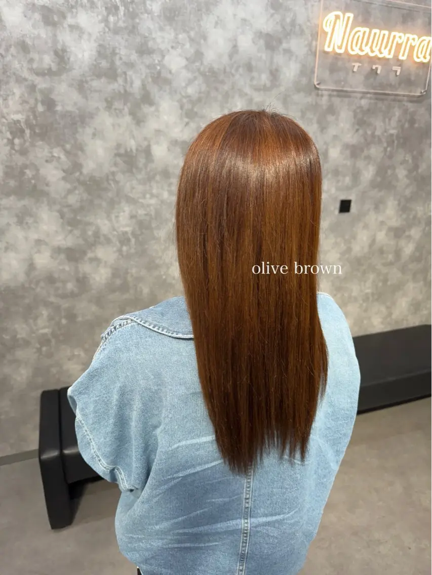 ロング カラー オーガニックカラー Amaris はらだのヘアスタイル