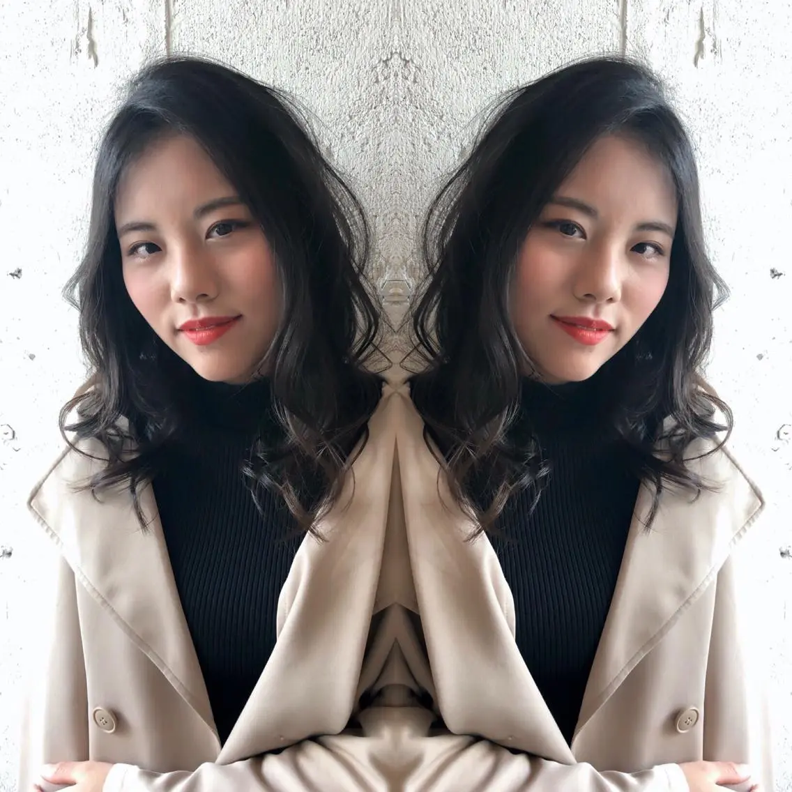 セミロング あらき ちさとのヘアスタイル