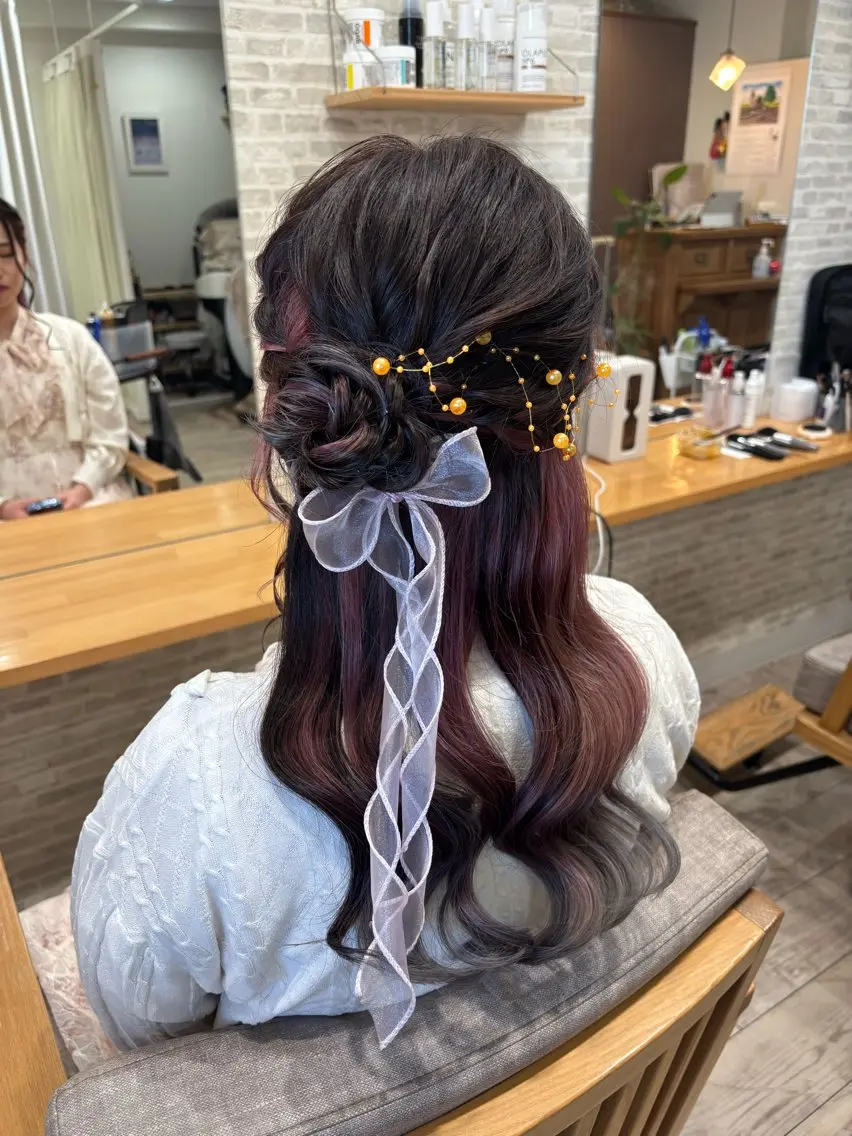ロング ヘアアレンジ ヘアセット Gypsoly ☺︎ゆきのその他イメージ