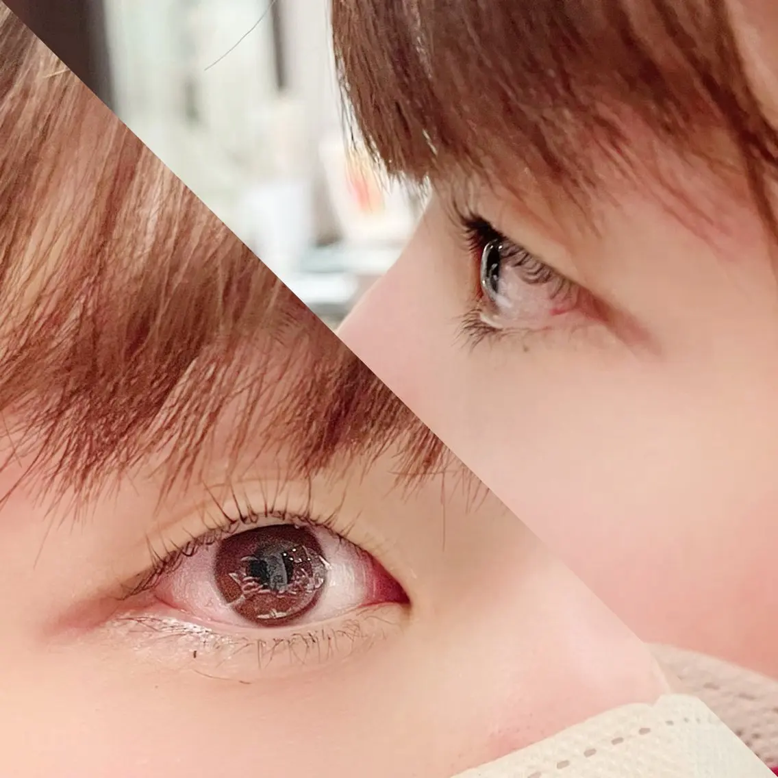 【ミニモ限定🌟まつ毛パーマ+ヘアスタイリング💞】『ケラチントリートメント』『アイシャンプー』『保湿コーティング』付✨の写真