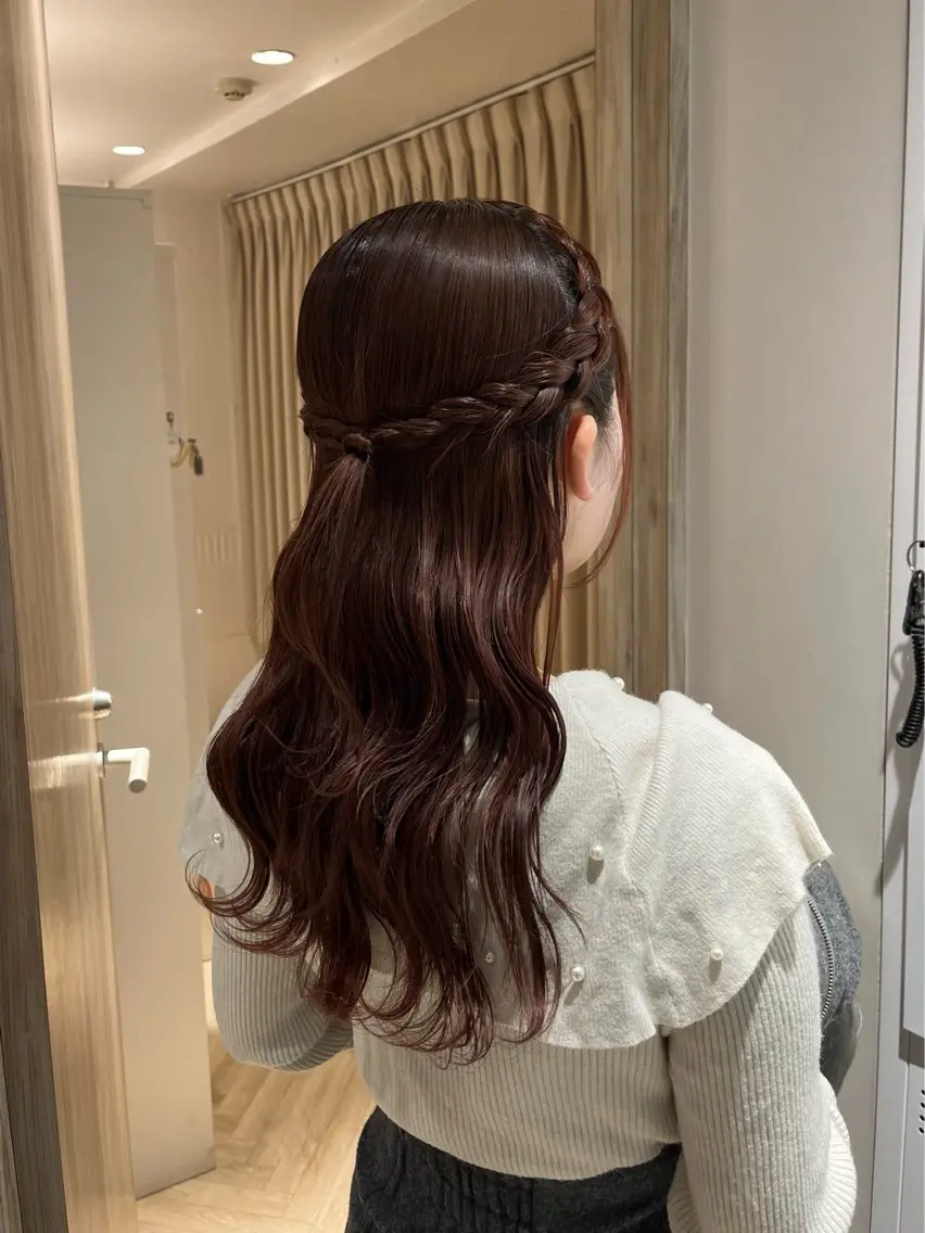 ヘアアレンジ 艶カラー/縮毛矯正/ アレンジ/akaneのヘアスタイル