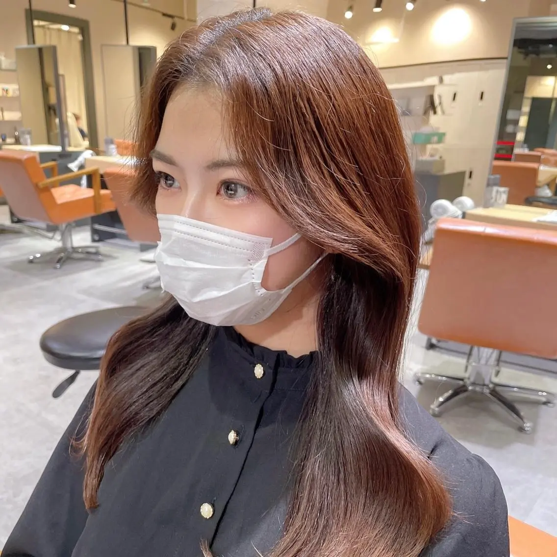 セミロング 石山 洸平のヘアスタイル