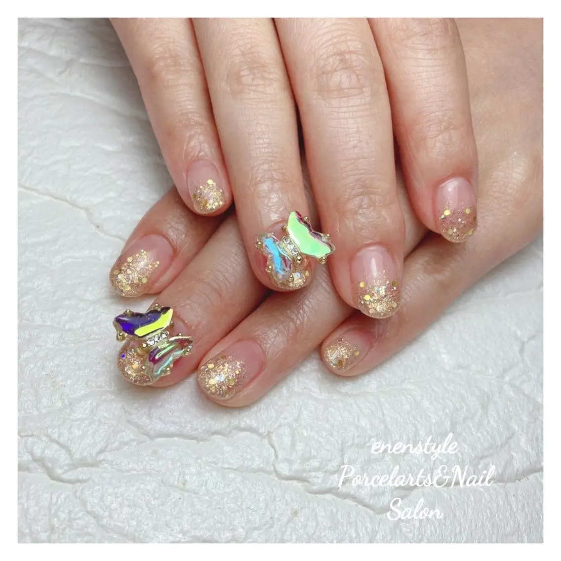 ショート ネイル 🐾enen style 🐾のネイルデザイン