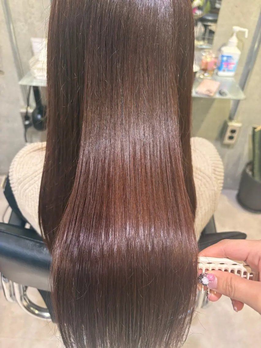 カラー カット ヘアカラー トリートメント 韓国ヘアー🇰🇷 MIWAのヘアスタイル