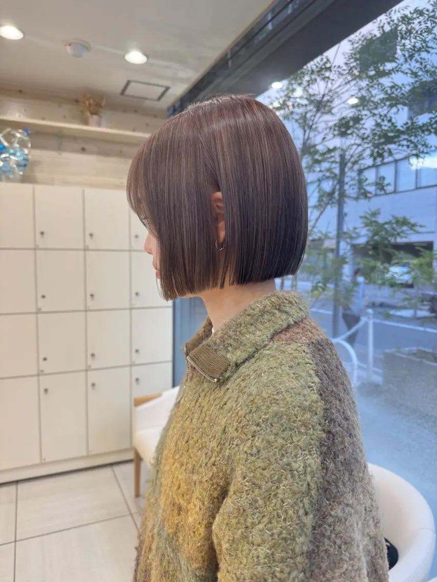 ショート カラー ボブ Seeknext // Rukaのヘアスタイル