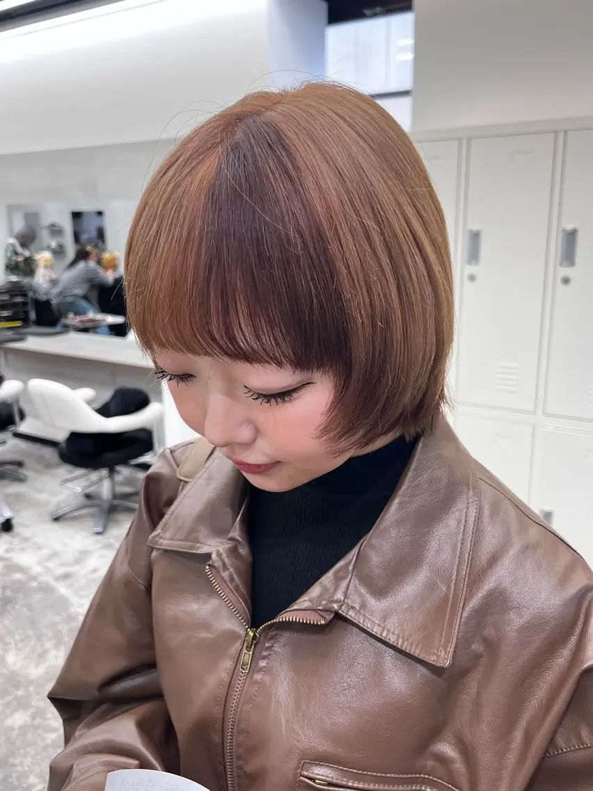 ショート カラー カット ヘアカラー 縮毛矯正/ウルフ/ ボブ/増田のヘアスタイル