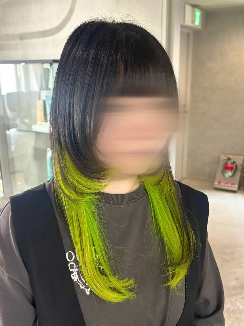 セミロング ヘアカラー トリートメント LUCK船橋/ KAORIのヘアスタイル