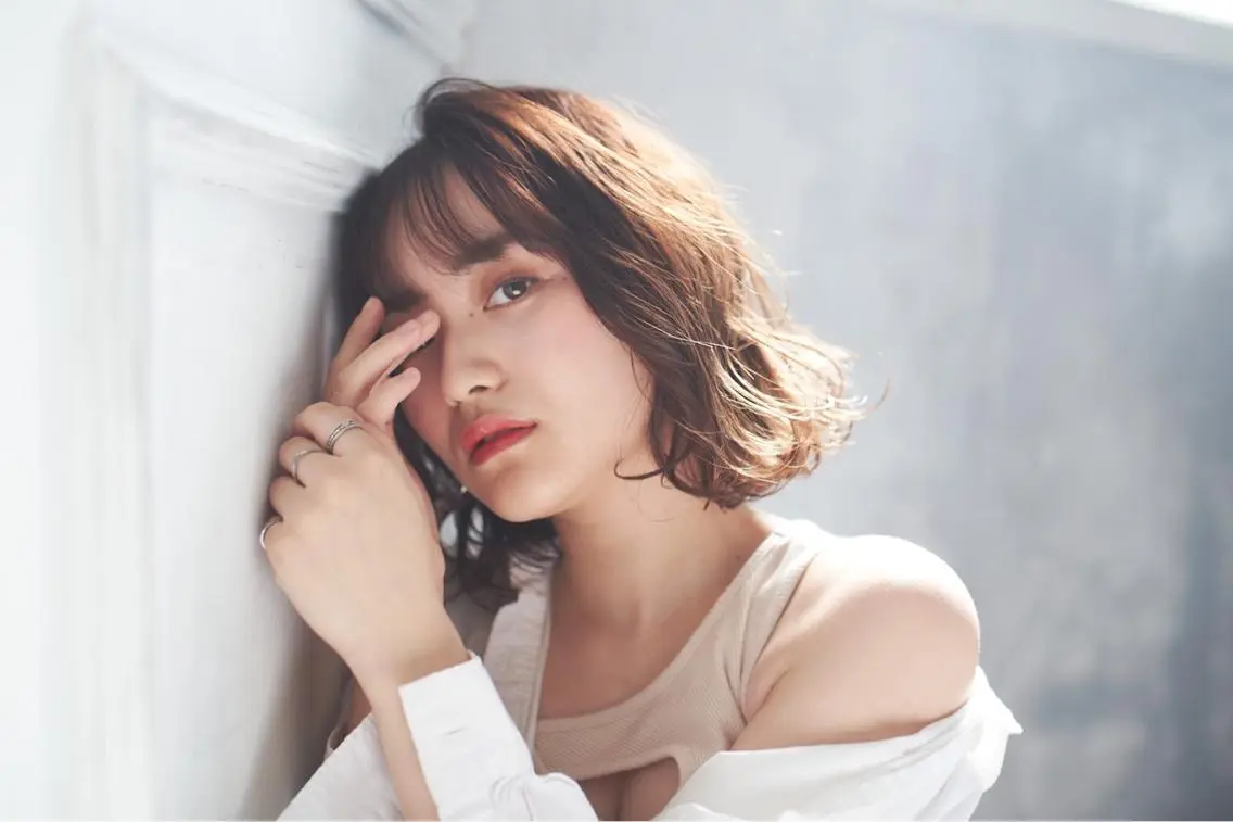 ミディアム 【髪質改善】 梅田　聡のヘアスタイル