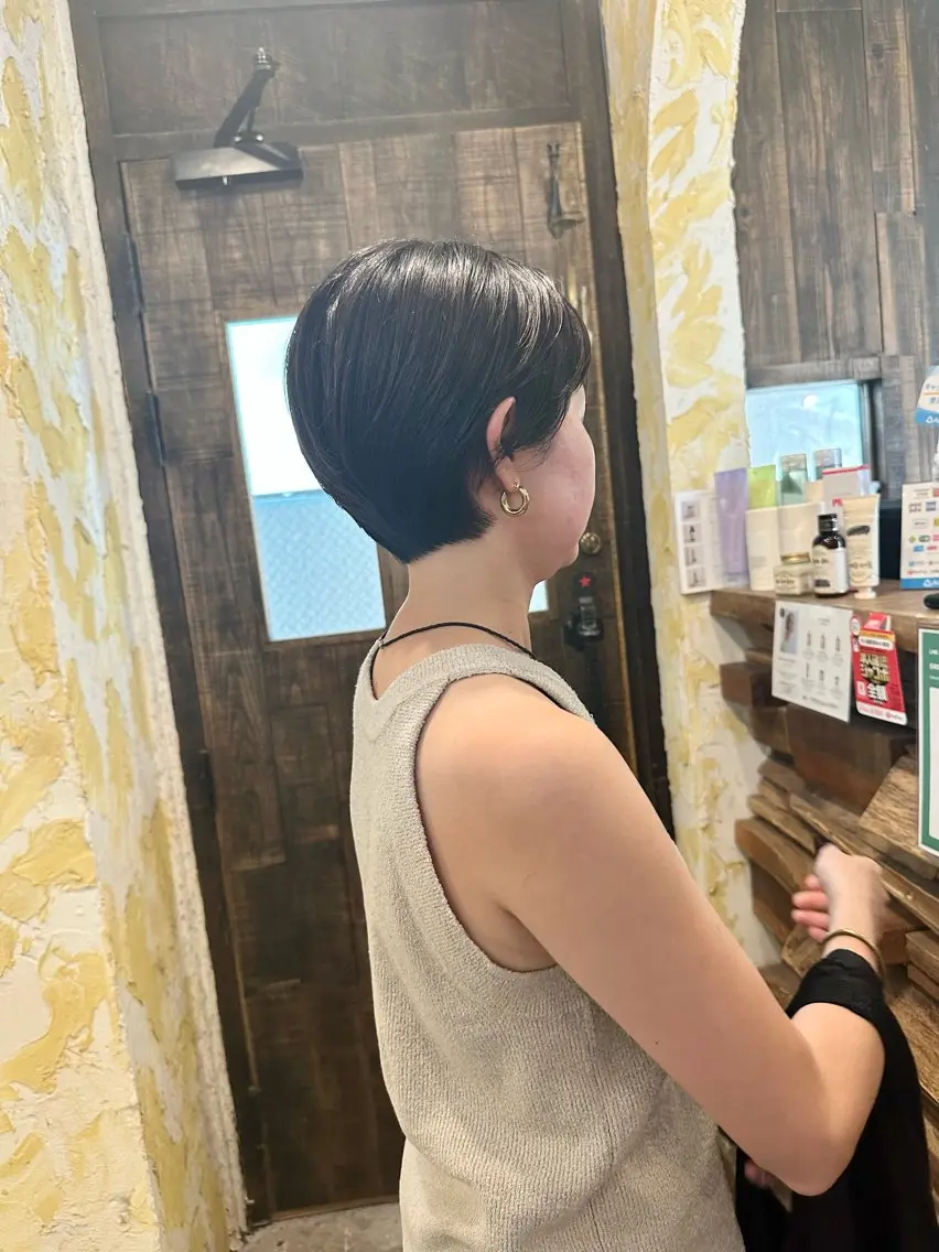 ショート ショートボブ ボブ ショートヘア カット ヘアカラー トリートメント ショート/ボブ /髪質改善/内山翔太のヘアスタイル