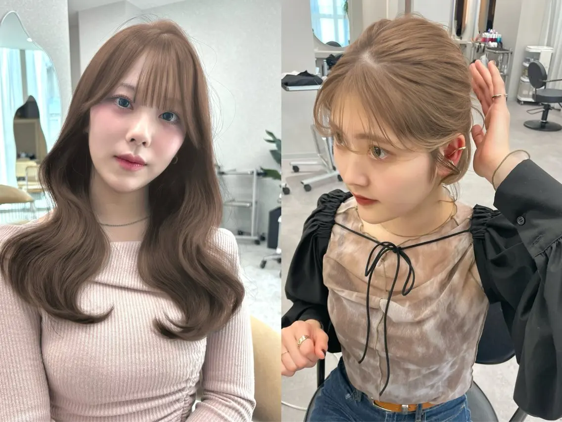 ロング カラー 透明感カラー カット ヘアカラー トリートメント 香月 元希のヘアスタイル