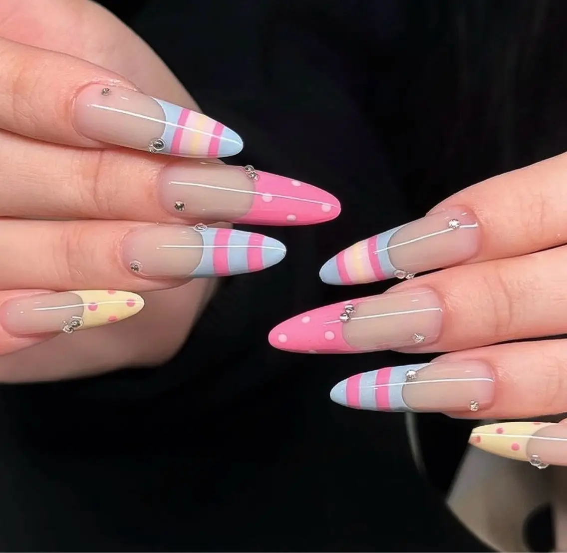 ネイル Nailグリン 🍑のネイルデザイン