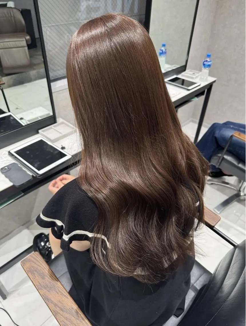 カラー ヘアカラー のあ🪼寒色カラー 💙まつパ／メンズのマツエク・マツパデザイン