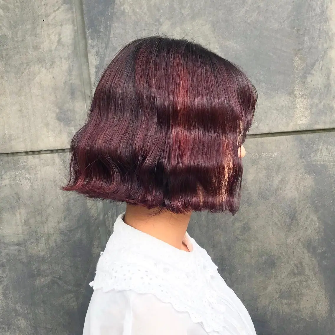 ショート カラー ブリーチ ピンクカラー バイオレットカラー タンバルモリ ムルギョル巻き K-POP好き美容師 🇰🇷Kai.Yのヘアスタイル
