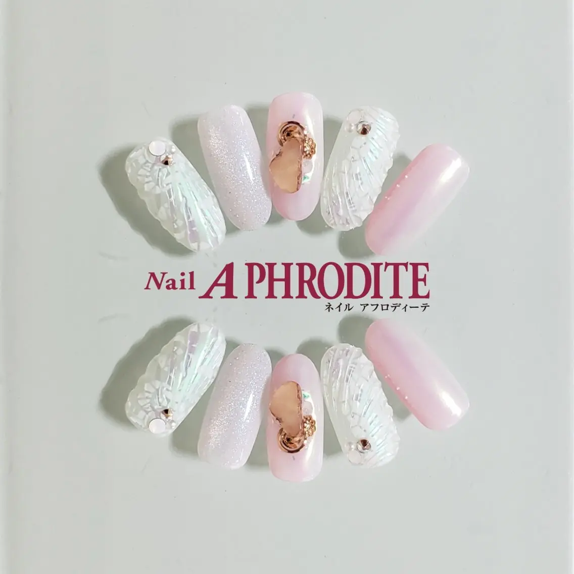 ネイル ジェルネイル ニュアンスネイル スカルプネイル ソフトジェル ネイルチップ ハンドネイル Nail  Aphroditeのネイルデザイン