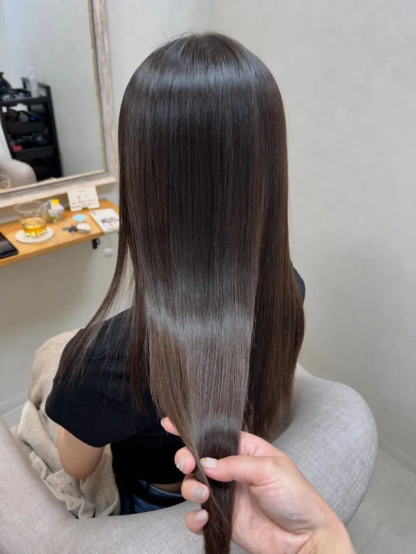 【髪質改善×縮毛矯正】カット+美髪縮毛矯正¥17600の写真