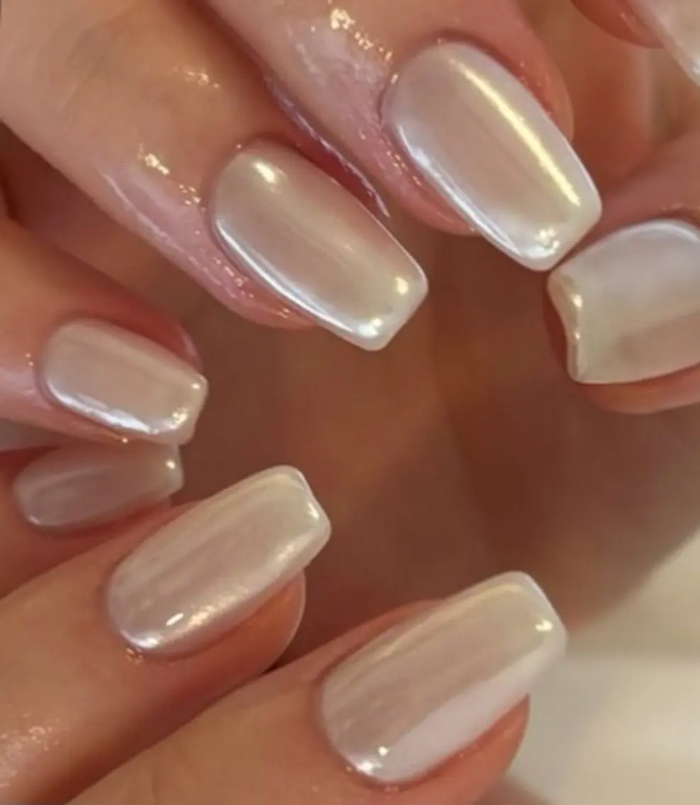ネイル オーロラネイル ワンカラーネイル ハンドネイル Noah'snail   のネイルデザイン