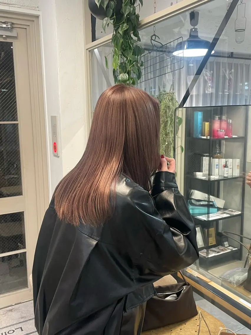 カラー トリートメント とば みゆうのヘアスタイル