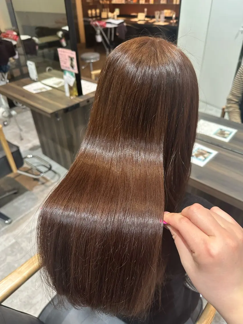 カラー ブラウンカラー ピンクカラー ヘアカラー AVANCE.Rin /箕面/髪質改善のヘアスタイル
