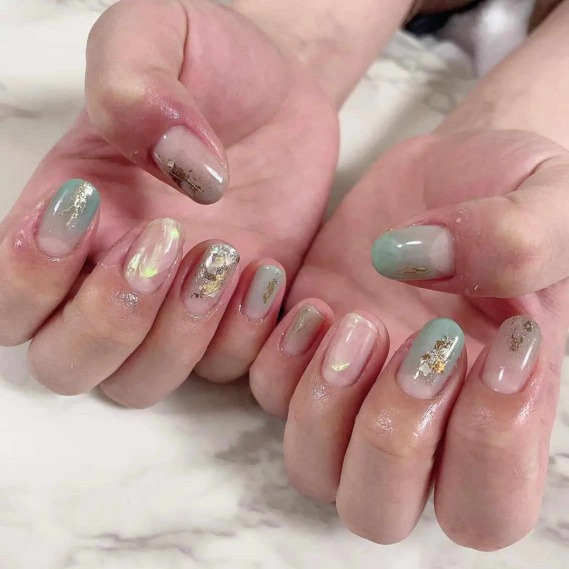ネイル ニュアンスネイル SOL NAILのネイルデザイン