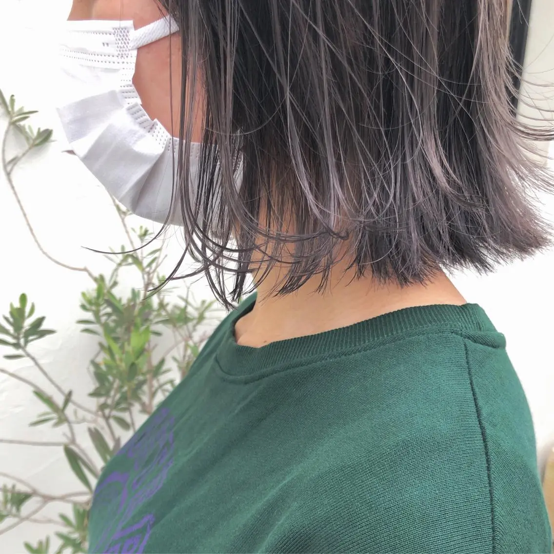 ショート カラー パーマ ヘアアレンジ 切りっぱなしボブ バレイヤージュ グレージュ ミルクティーグレージュ ボブ カット ヘアカラー トリートメント 【ツヤ髪美容師】 ツダケイスケのヘアスタイル