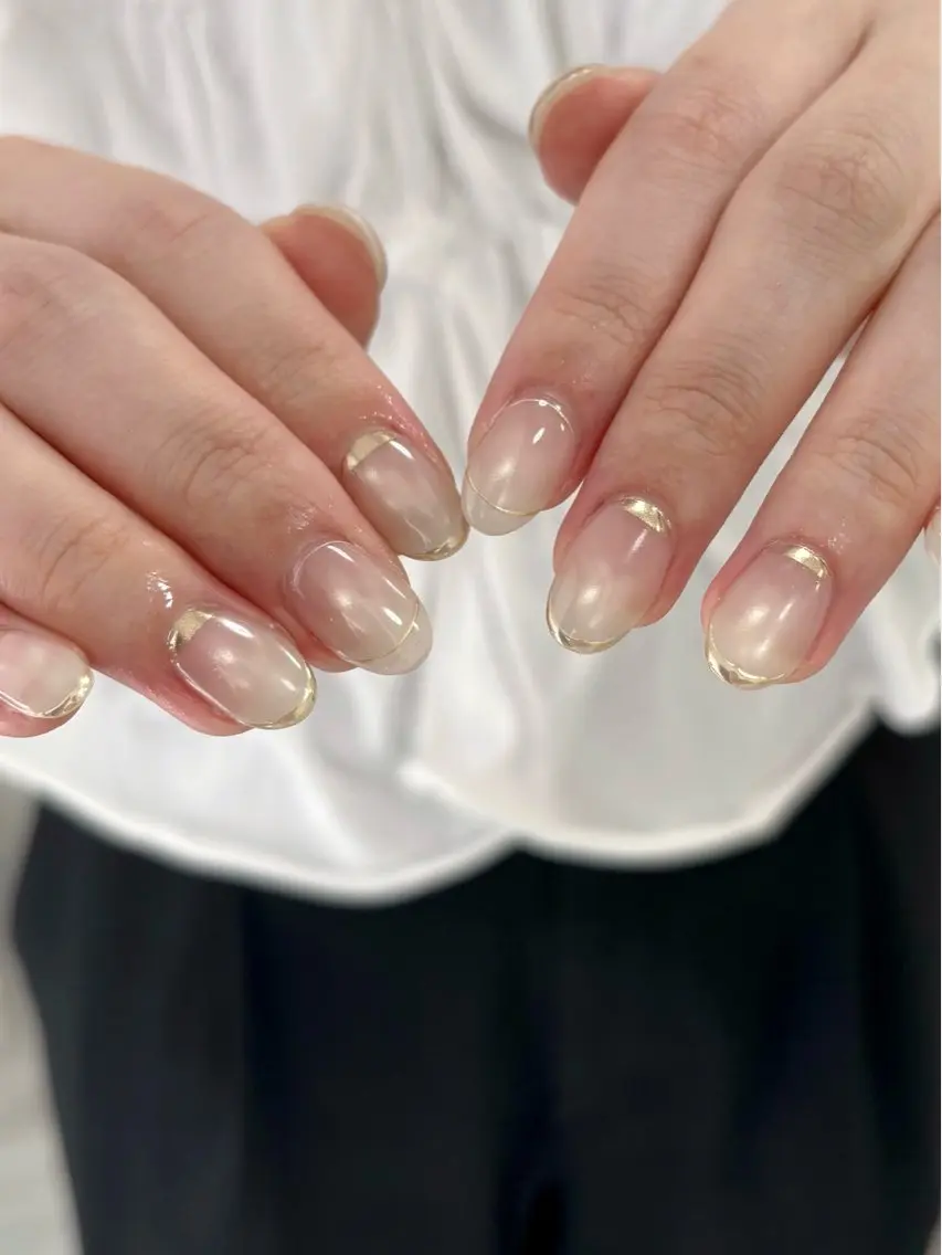 ネイル マグネットネイル ミラーネイル ニュアンスネイル nail salon stellaのネイルデザイン