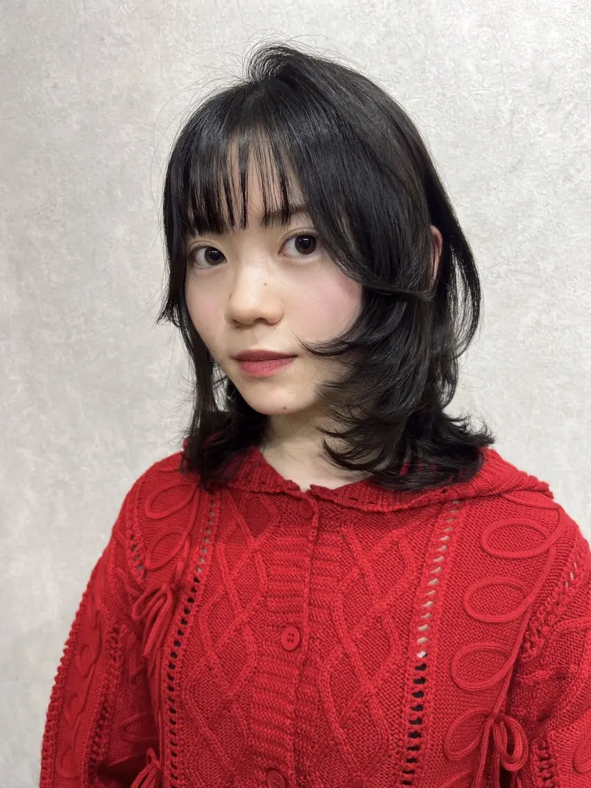 前髪、顔まわりカット+2stepトリートメントの写真