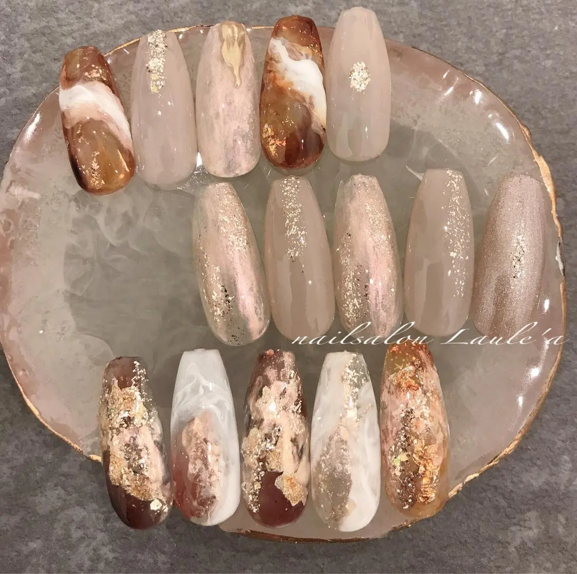 ネイル フットネイル nailsalon Laule'aのネイルデザイン
