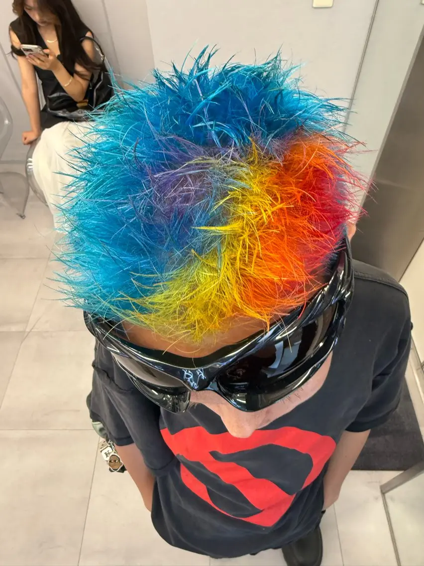 ショート メンズ ヘアカラー 酒井 剛喜のヘアスタイル