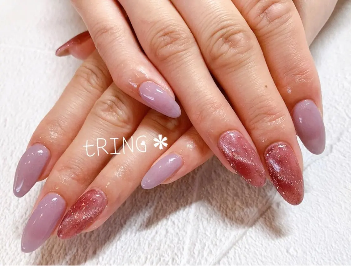 ネイル ハンドネイル tRING* しいの木台のネイルデザイン