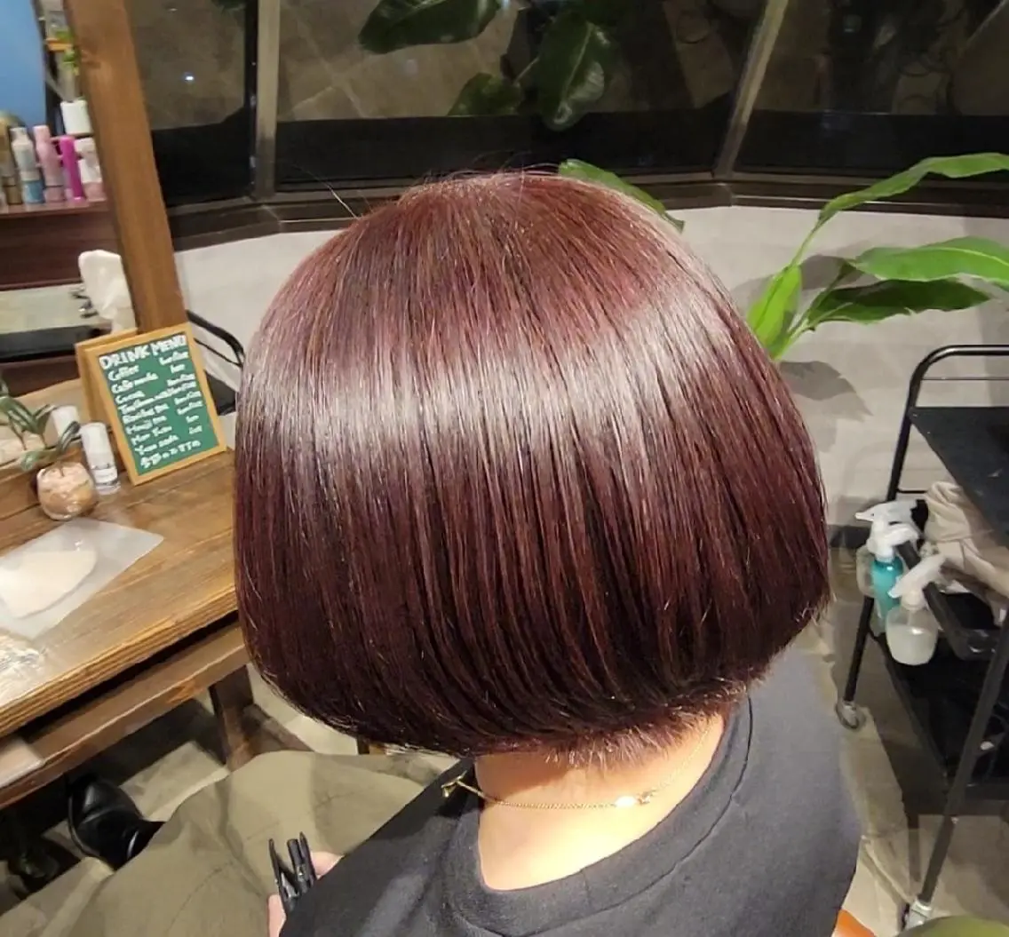ミディアム 山口 そらのヘアスタイル